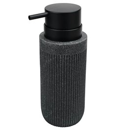 Soap dispenser Ardoise Onyx, H17,4x D7cm