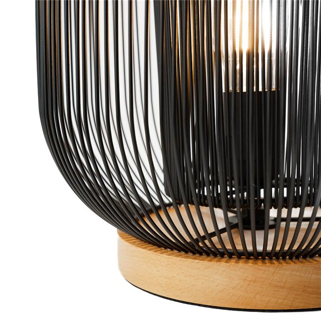 Table lamp  Noda, melna, H40.5cm