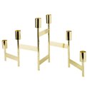 Candle holder Kalika, iron gold, H22cm