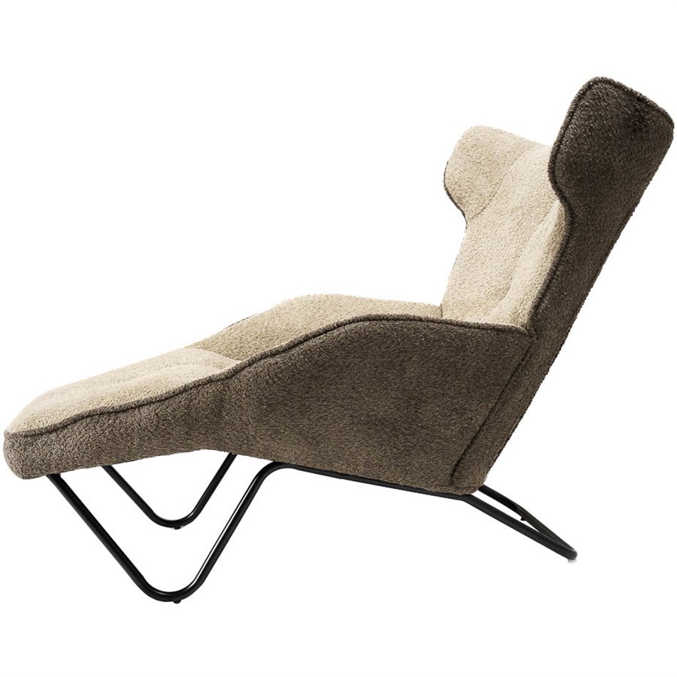 Armchair Dandy SK, taupe/brown, 91x125x75cm, seat h40cm