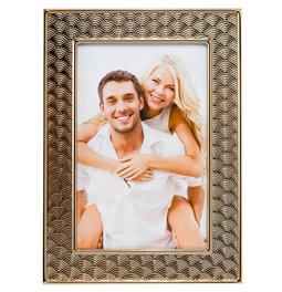 Photo frame Mairos, gold tone steel, 10x15cm