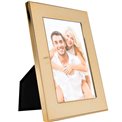 Photo frame Mallia, gold tone, steel, 10x15cm