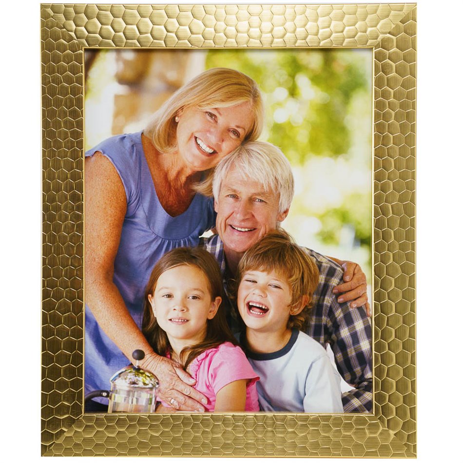 Photo frame Parola, gold tone, 20x25cm