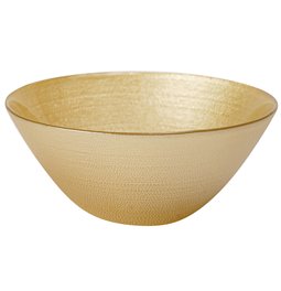Small bowl Aurore, golden, D15cm