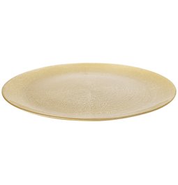 Diner plate Aurore, golden, D28cm