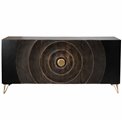 Sideboard Bailey 3D, mango wood, 75x38x160cm