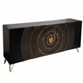 Sideboard Bailey 3D, mango wood, 75x38x160cm