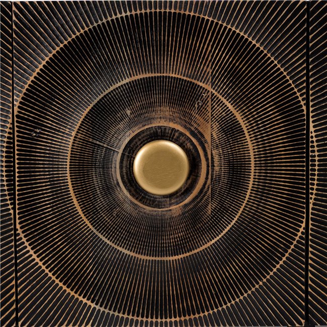 Sideboard Bailey 3D, mango wood, 75x38x160cm