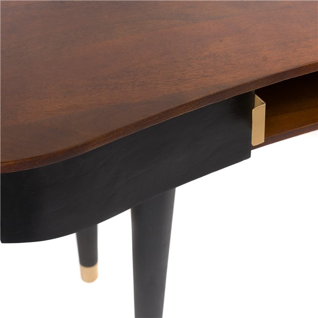 Writing desk, mango wood/metal, 78x150x56cm