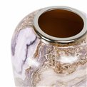 Metal vase multi/marble, H69cm, D25cm