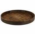 Tray L, wooden, brown, 6x61x61cm