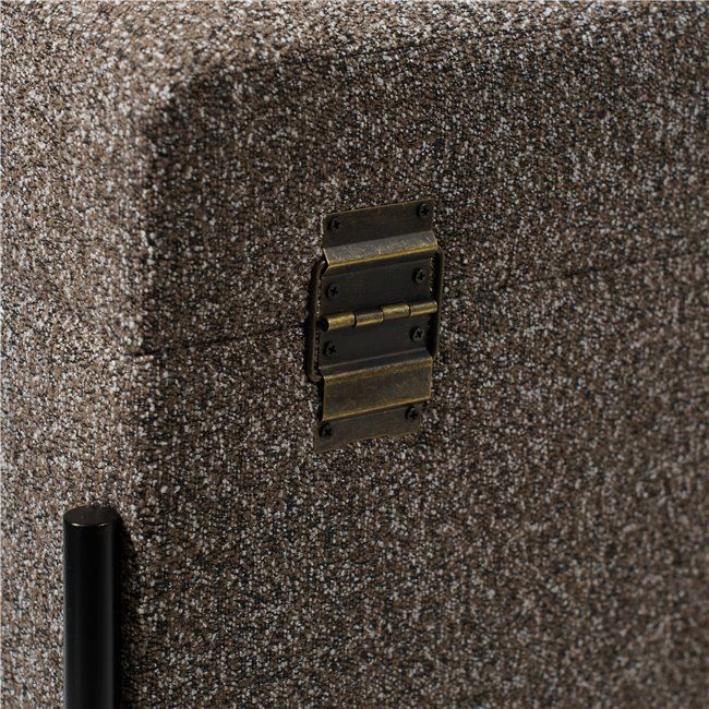 Скамья с ящиком для хранения Marsberg, коричневая, 83x40x43см