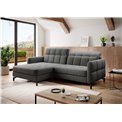 Corner sofa Elorelle L, Sawana 21, gray, H105x225x160