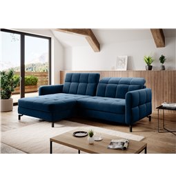 Угловой диван Elorelle L, Kronos 09, синий, H105x225x160
