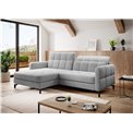 Corner sofa Elorelle L, Paros 05, gray, H105x225x160