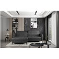 Угловой диван Elorelle L, Dora 96, серый, H105x225x160