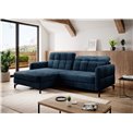 Corner sofa Elorelle L, Monolith 77, blue, H105x225x160