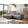 Угловой диван Elorelle L, Monolith 84, серый, H105x225x160