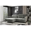 Corner sofa Elorelle L, Monolith 85, gray, H105x225x160