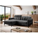 Corner sofa Elorelle L, Monolith 97, gray, H105x225x160