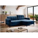 Corner sofa Elorelle R, Kronos 09, blue, H105x225x160