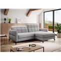 Угловой диван Elorelle R, Omega 02, серый, H105x225x160