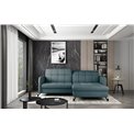 Corner sofa Elorelle R, Grande 75, blue, H105x225x160