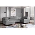 Corner sofa Elscada L, Sawana 21, gray, H98x330x200