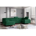 Corner sofa Elscada L, Kronos 19, green, H98x330x200