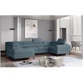 Corner sofa Elscada L, Grande 75, blue, H98x330x200
