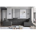 Corner sofa Elscada R, Inari 96, gray, H98x330x200