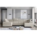 Corner sofa Elscada R, Dora 21, beige, H98x330x200