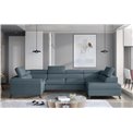 Corner sofa Elscada R, Grande 75, blue, H98x330x200