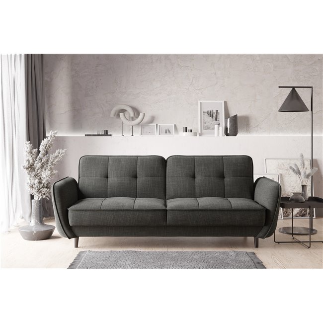 Sofa bed Ellis , Flores 4, gray, H83x220x90