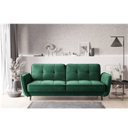 Sofa bed Ellis , Lukso 35, green, H83x220x90