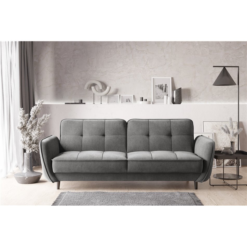 Sofa bed Ellis , Poco 4, gray, H83x220x90