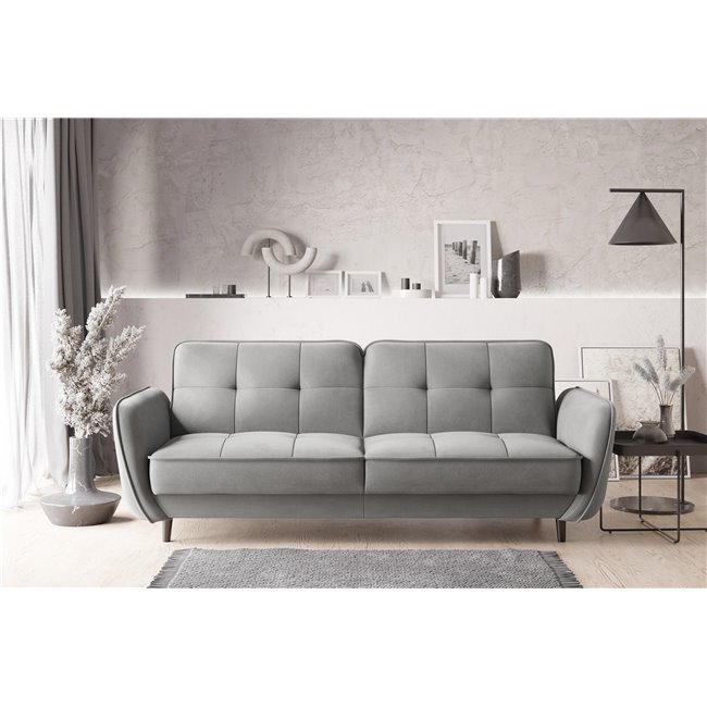 Sofa bed Ellis , Sola 4, gray, H83x220x90