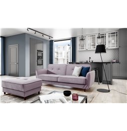 Sofa bed Ellis , Loco 24, pink, H83x220x90
