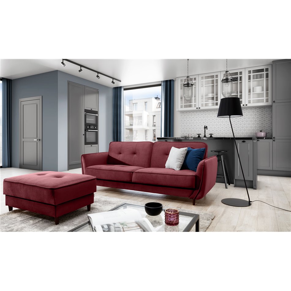 Sofa bed Ellis , Loco 25, purple, H83x220x90