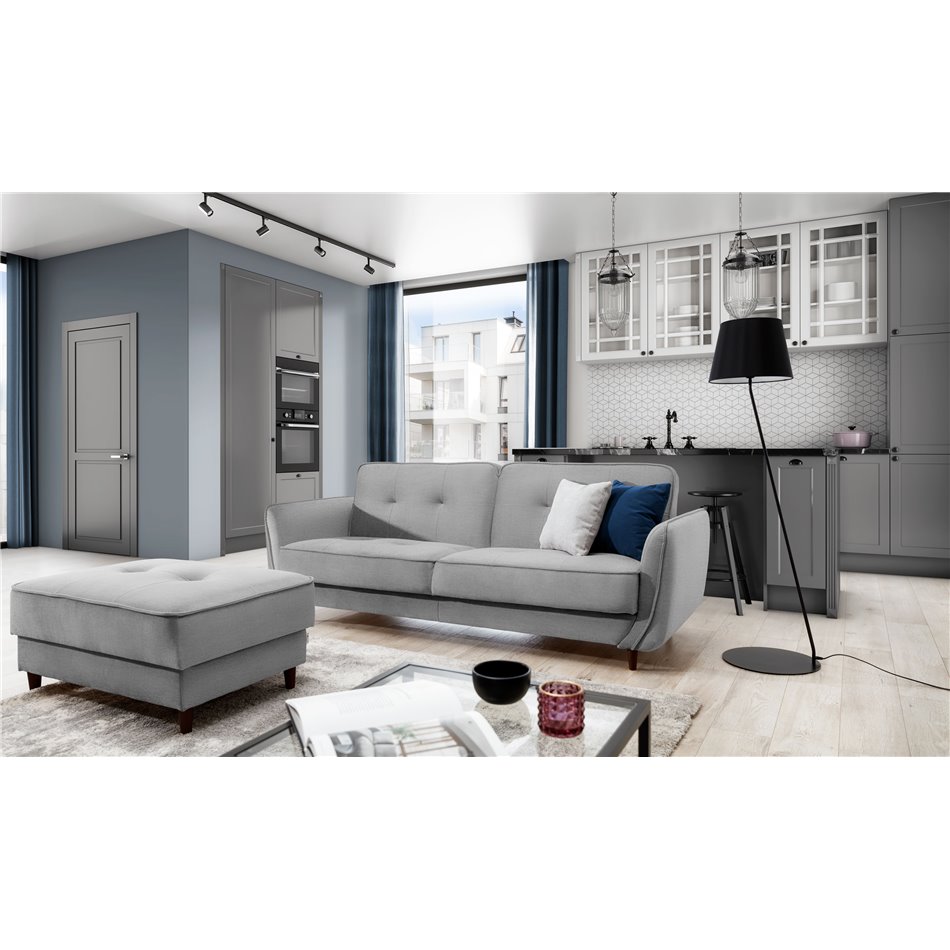 Sofa bed Ellis , Monolith 84, gray, H83x220x90