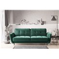 Sofa bed Ellis , Nube 35, green, H83x220x90