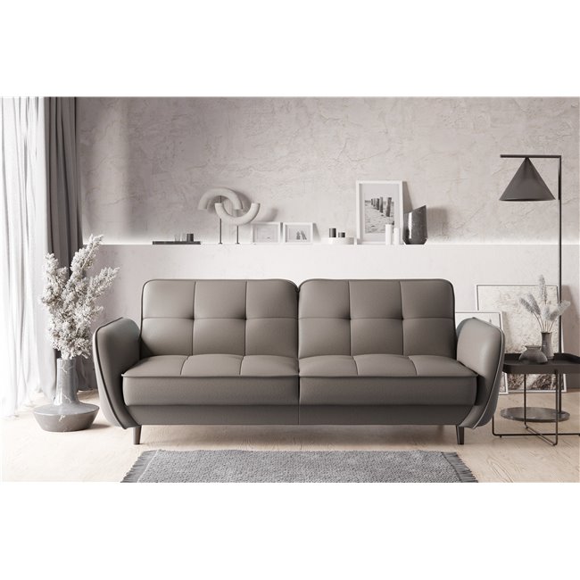 Sofa bed Ellis , Savoi 7, gray, H83x220x90