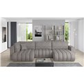 Corner sofa Elonito R, Leve 4, gray, H92x340x170