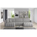 Corner sofa Elonito R, Nube 3, gray, H92x340x170
