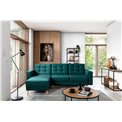 Corner sofa Elsgard L Reversible, Monolith 37, green, H93x248x162
