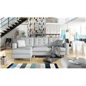Corner sofa Elsgard L Reversible, Solid 09, gray, H93x248x162