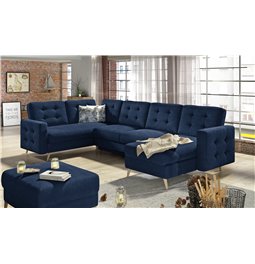 Corner sofa Elsgard U Reversible, Soft 33, beige, H93x326x202