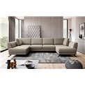 Corner sofa Elarco Symmetrical, Vero 18, beige, H90x362x191
