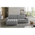 Corner sofa Ebonett L, Sawana 21, gray, H92x250x175