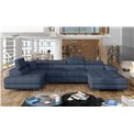 Corner sofa Elcardo L, Omega 86, blue, H90x345x58